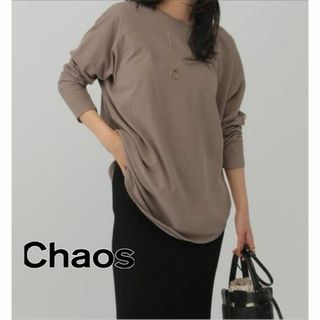 カオス(CHAOS)のChaos ドミールコットンロングＴシャツ カオス(Tシャツ(長袖/七分))