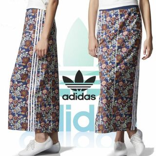 adidas - 【adidas】FARM コラボ 花柄 ロング スカート【アディダス】