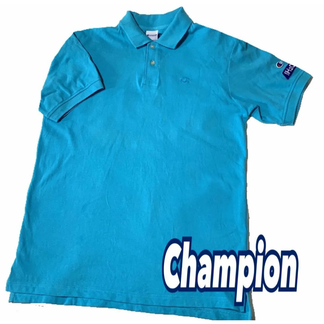 Champion(チャンピオン)の非売品 オンワード【Champion】チャンピオンポロシャツ セルリアンブルーF メンズのトップス(ポロシャツ)の商品写真