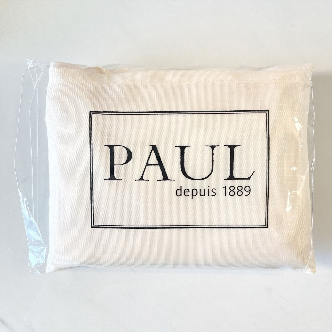 【新品未使用】PAUL ポール 神戸 パン屋 エコバッグ アイボリー レディースのバッグ(エコバッグ)の商品写真