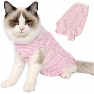 Mサイズ 猫用 ペット 術後ウェア 介護服 皮膚保護 不妊手術 傷口保護(犬)