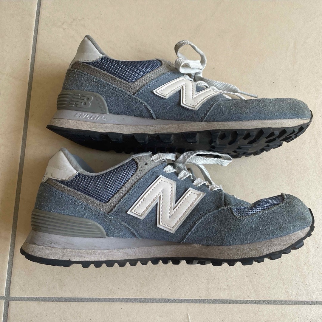 New Balance(ニューバランス)のニューバランス  スニーカー　574 ブルーグレー レディースの靴/シューズ(スニーカー)の商品写真