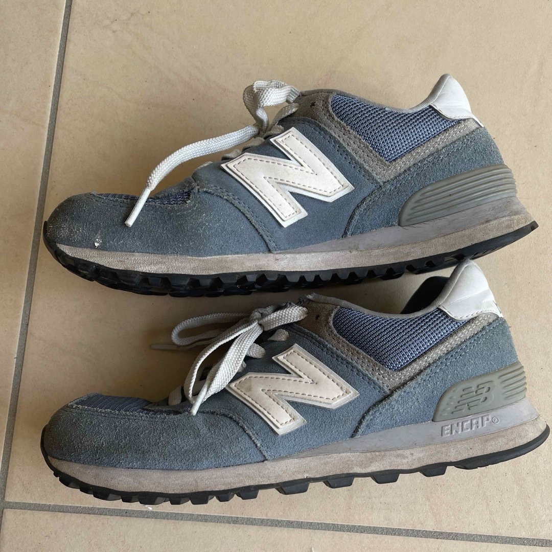 New Balance(ニューバランス)のニューバランス  スニーカー　574 ブルーグレー レディースの靴/シューズ(スニーカー)の商品写真