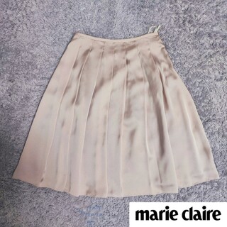 マリクレール(Marie Claire)の【マリクレール】サテンスカート　サイズ38(ひざ丈スカート)