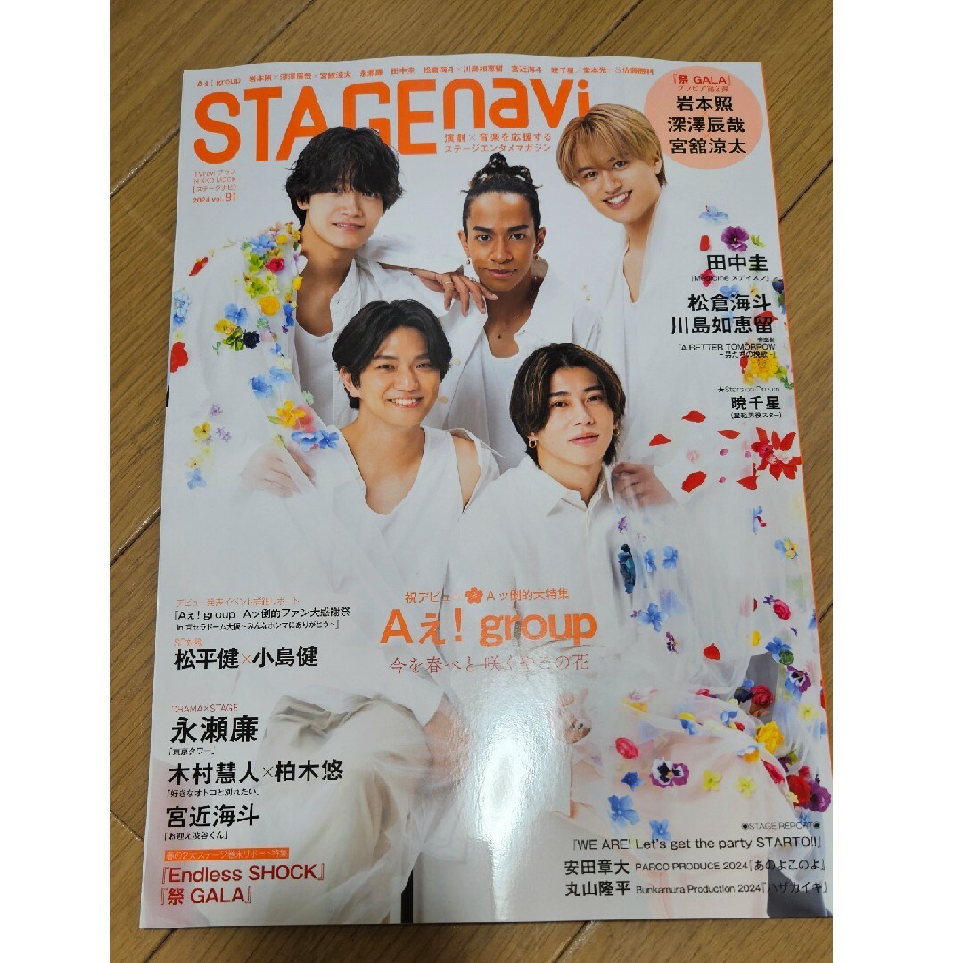 STAGE navi⠀vol.91 ページ抜けなし エンタメ/ホビーの本(アート/エンタメ)の商品写真