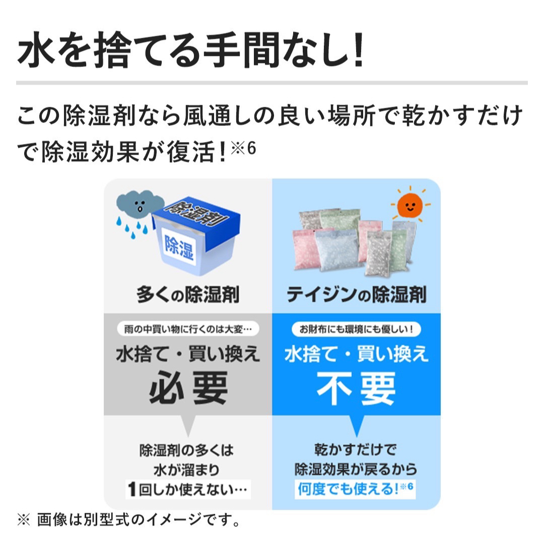 【最安】帝人 フロンティア 除湿剤 消臭 ベルオアシス 最新 スリム4 フック1 インテリア/住まい/日用品のインテリア/住まい/日用品 その他(その他)の商品写真