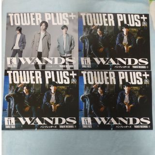 【未使用訳あり】WANDS5期 タワレコ TOWER PLUS+ 4冊セット(ミュージシャン)