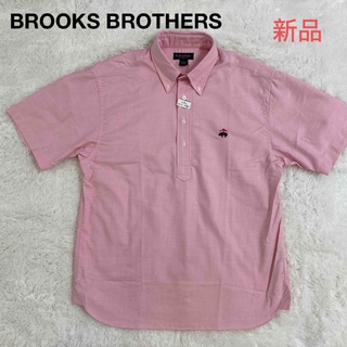 ブルックスブラザース(Brooks Brothers)の【新品タグ付き】入手困難ブルックスブラザーズプルオーバーシャツ　ピンクＬ(シャツ)