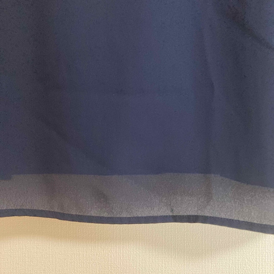 anySiS(エニィスィス)のany SiS 半袖カットソー　レディース　濃紺 レディースのトップス(カットソー(半袖/袖なし))の商品写真