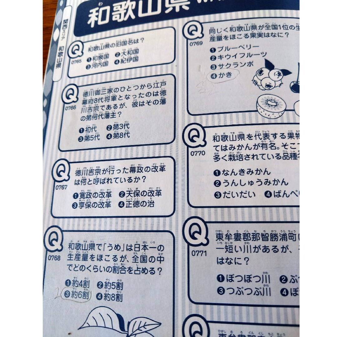 小学生の勉強に役立つ！日本全国４７都道府県まるわかりクイズ１２００ エンタメ/ホビーの本(語学/参考書)の商品写真