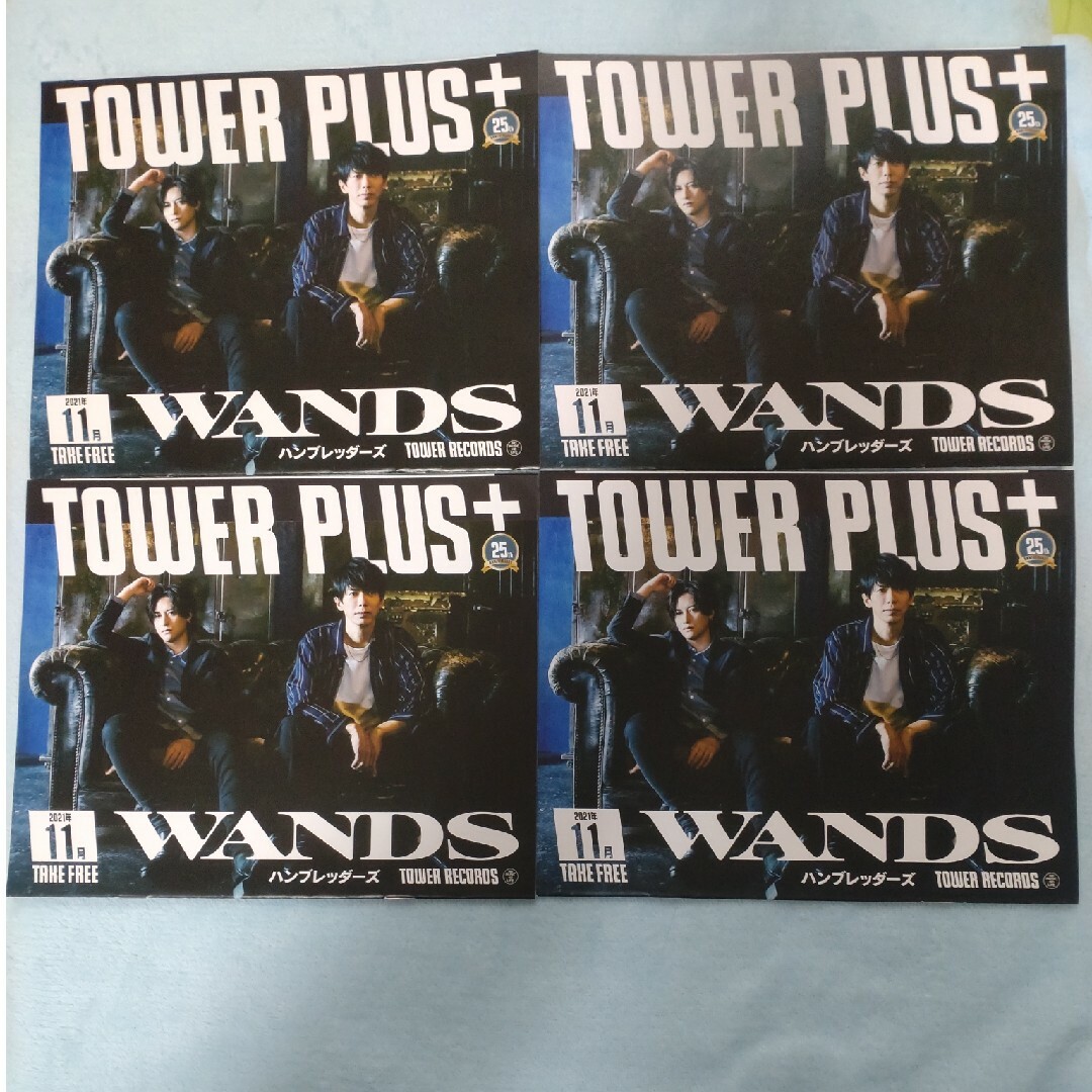 【未使用】WANDS5期 タワレコ TOWER PLUS+ 4冊セット エンタメ/ホビーのタレントグッズ(ミュージシャン)の商品写真