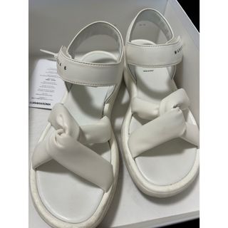 MM6 - MM6 Maison Margiela PARIS サンダル 39 ホワイト 白