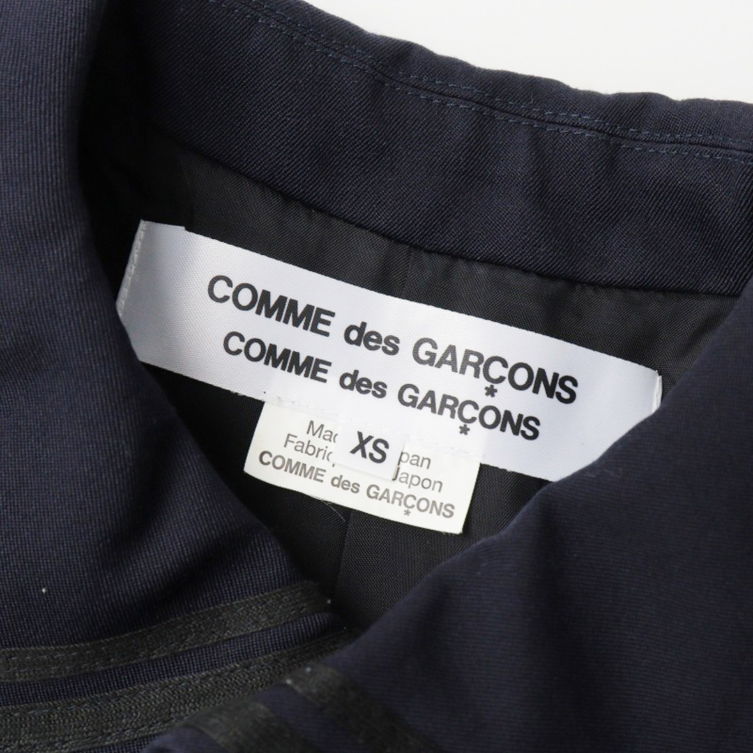 COMME des GARCONS(コムデギャルソン)のコムコム コムデギャルソン Comme des Garcons ウール ラウンドセーラーカラーコート XS/ネイビー 上着 秋冬 羽織 ハオリ【2400013824408】 レディースのジャケット/アウター(その他)の商品写真