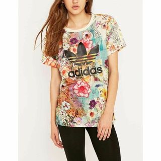 アディダス(adidas)の【adidas】FARM コラボ 花柄 Tシャツ【アディダス】(Tシャツ(半袖/袖なし))