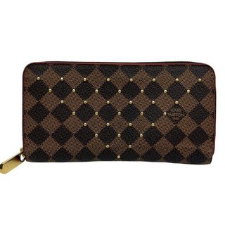 ルイヴィトン(LOUIS VUITTON)のLOUIS VUITTON ルイヴィトン ダミエ ジッピーウォレット N60122 長財布 箱 保存袋付き 【良品】 52404K145(財布)