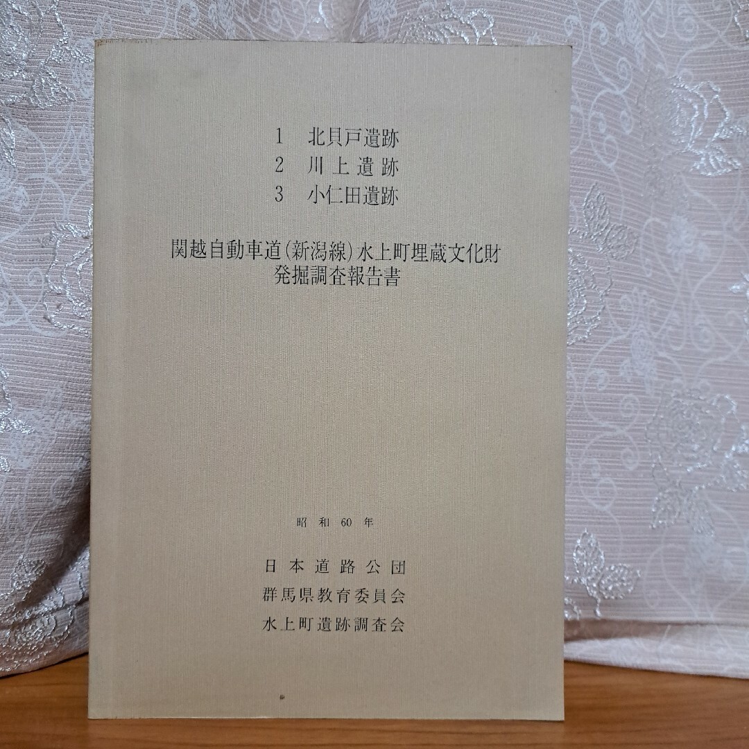 水上町埋蔵文化財発掘調査報告書 エンタメ/ホビーの本(人文/社会)の商品写真