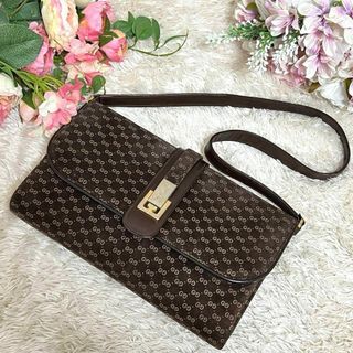 グッチ(Gucci)のGUCCIグッチ　ワンショルダー　レザー　スエード　マイクロGG ヴィンテージ(ショルダーバッグ)