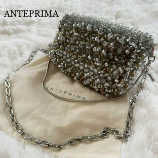 ANTEPRIMA - 美品 アンテプリマ ワイヤーバック3WAYチェーンショルダーシルバーゴールド
