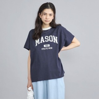 coen - MASON （メイソン）別注フットボールロゴTシャツ