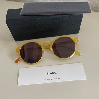 BLANC - BLANC B0013 SUN サングラス イエロー 系　新品同様