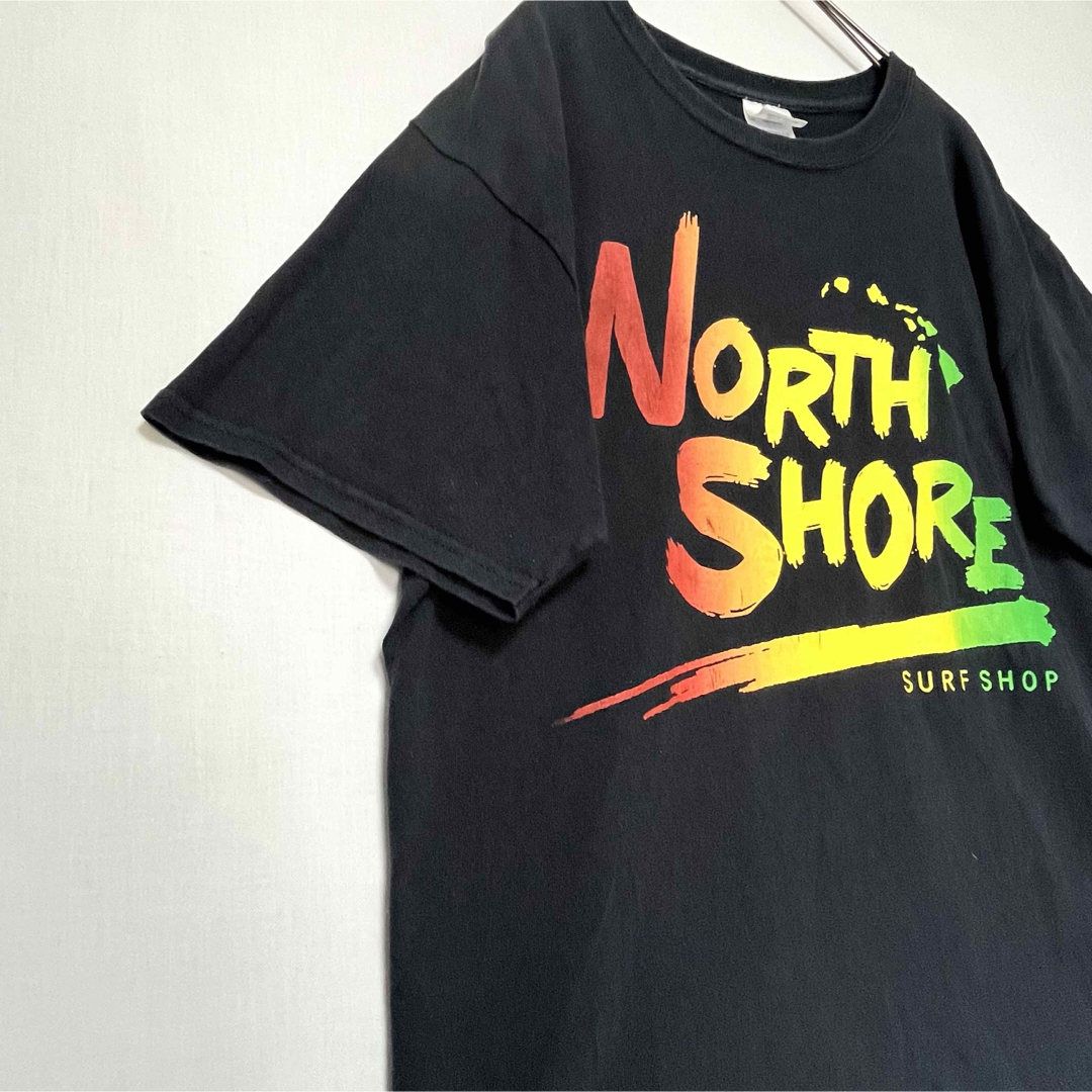 GILDAN(ギルタン)のGILDAN ギルダン USA古着 半袖 Tシャツ NORTH SHORE メンズのトップス(Tシャツ/カットソー(半袖/袖なし))の商品写真