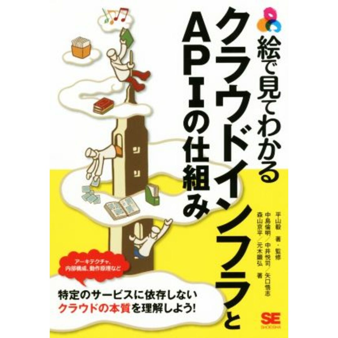 絵で見てわかるクラウドインフラとＡＰＩの仕組み／中島倫明(著者),中井悦司　(著者),矢口悟志(著者),森山京平(著者),元木顕弘(著者),平山毅 エンタメ/ホビーの本(コンピュータ/IT)の商品写真