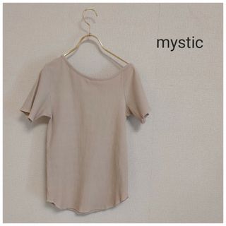 ミスティック(mystic)のミスティック☆ワンショルダー　リブカットソー(カットソー(半袖/袖なし))