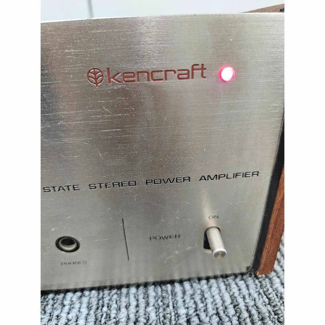 Kencraft　GM-820　通電確認済み　動作未確認。アンプ スマホ/家電/カメラのオーディオ機器(アンプ)の商品写真