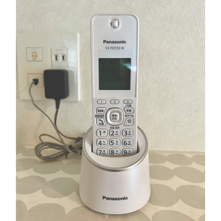 パナソニック(Panasonic)のPanasonic コードレス電話機 VE-GZS10DL-W(その他)