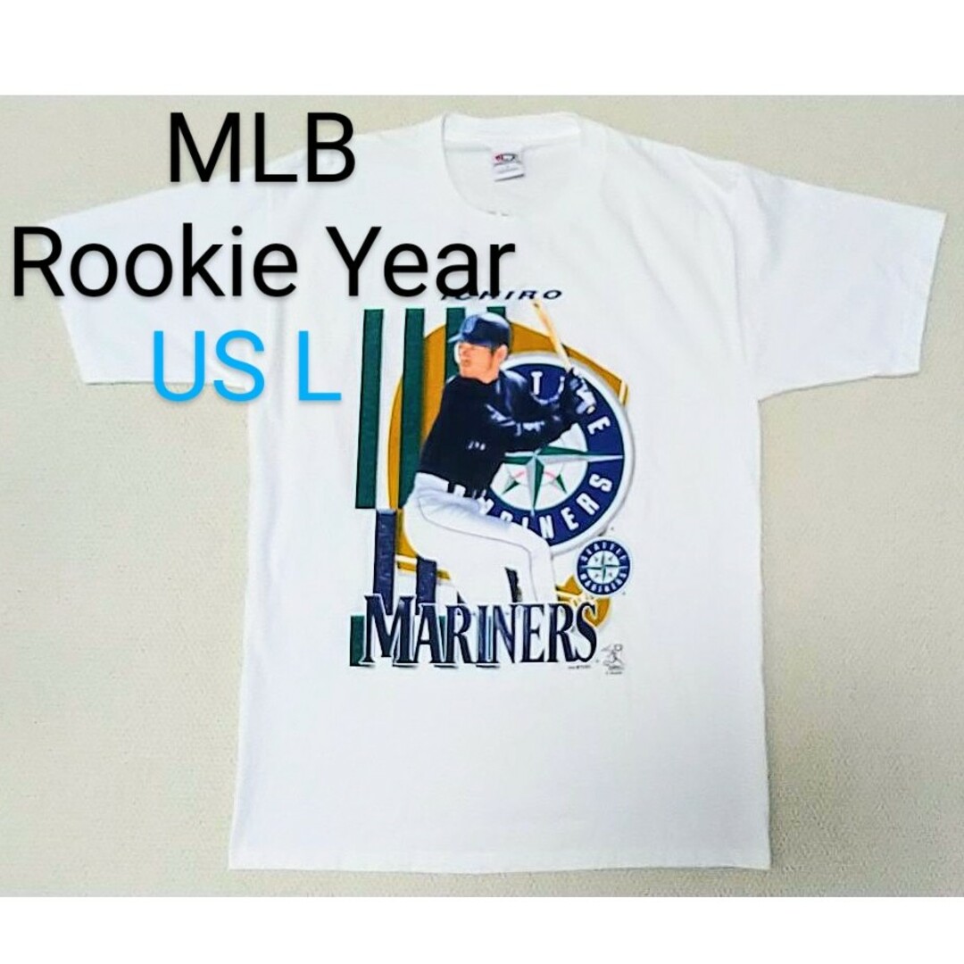 希少Seattle Marinersイチロー ルーキーイヤー MLB Tシャツ メンズのトップス(Tシャツ/カットソー(半袖/袖なし))の商品写真