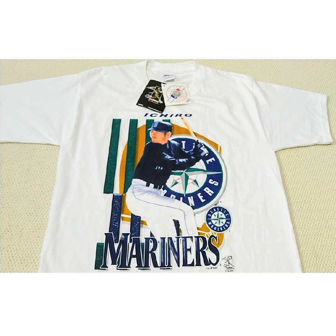 希少Seattle Marinersイチロー ルーキーイヤー MLB Tシャツ メンズのトップス(Tシャツ/カットソー(半袖/袖なし))の商品写真