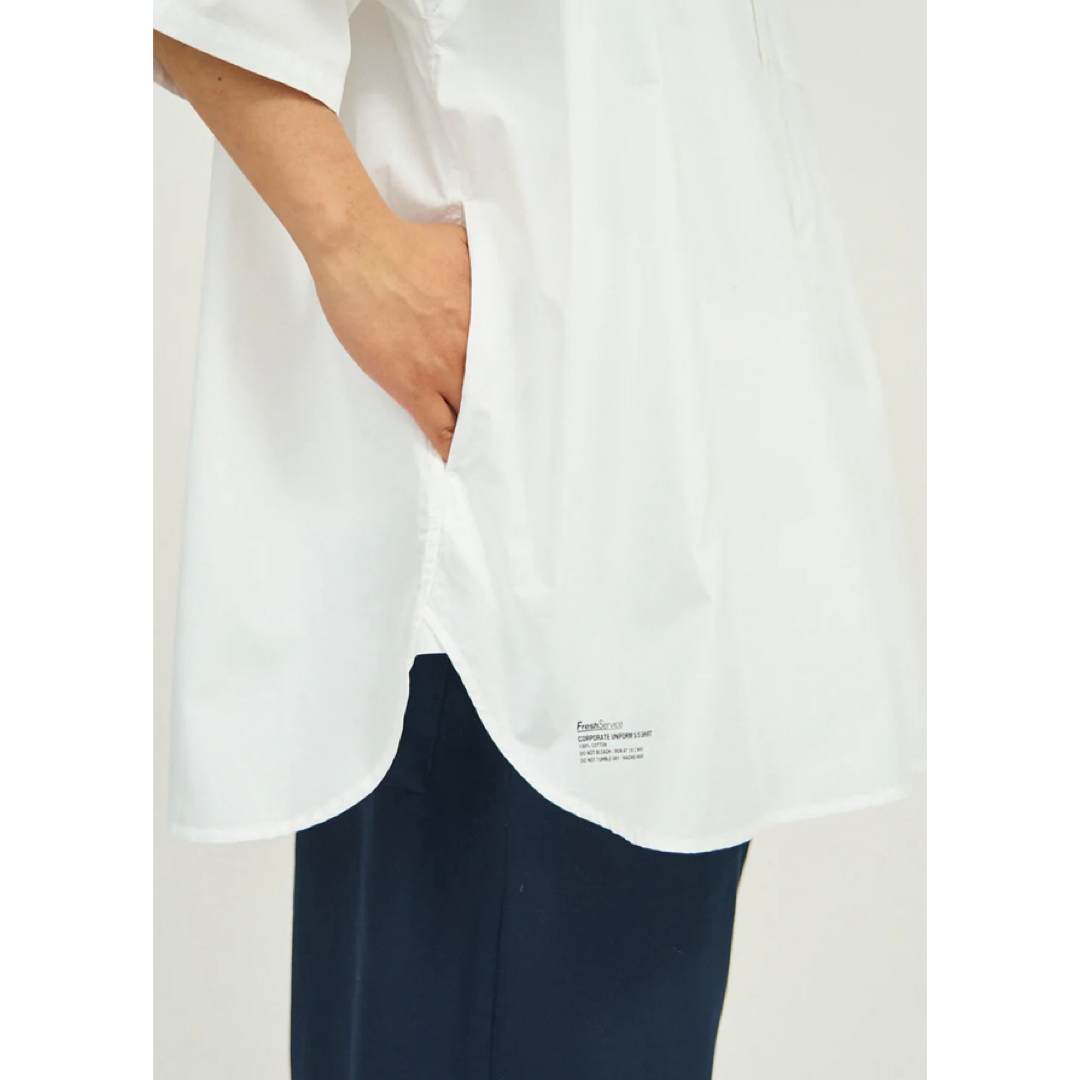 Graphpaper(グラフペーパー)のFreshService CORPORATE UNIFORM S/S SHIRT メンズのトップス(シャツ)の商品写真