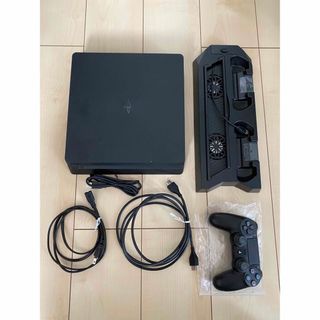 PS4 本体 CUH-2000AB01 放熱ファン縦置き台付き(家庭用ゲーム機本体)