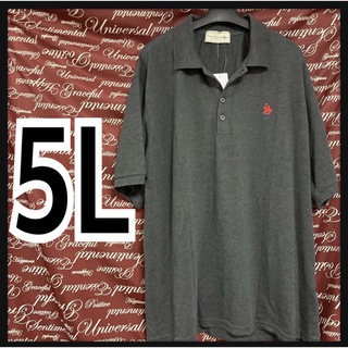 5L·ワンポイント刺繍ポロシャツ新品/MCZb‐307(ポロシャツ)