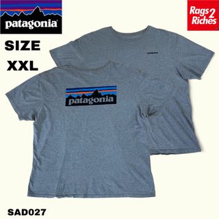 パタゴニア(patagonia)のBIG SIZE patagonia パタゴニア 両面 ロゴ プリントTシャツ(Tシャツ/カットソー(半袖/袖なし))