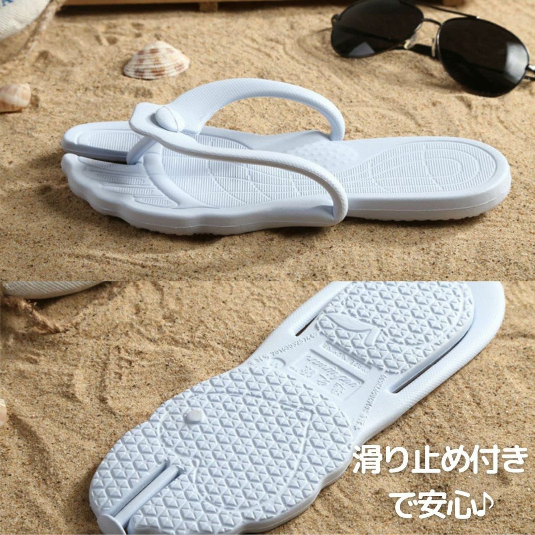 [Lakeruta] 折りたたみ サンダル 軽量 フラット ぺたんこ ソール ユ メンズの靴/シューズ(その他)の商品写真