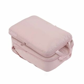 【色:ピンク】Petmoon 旅行用圧縮袋 トラベルポーチ 2個セット 圧縮バッ(その他)
