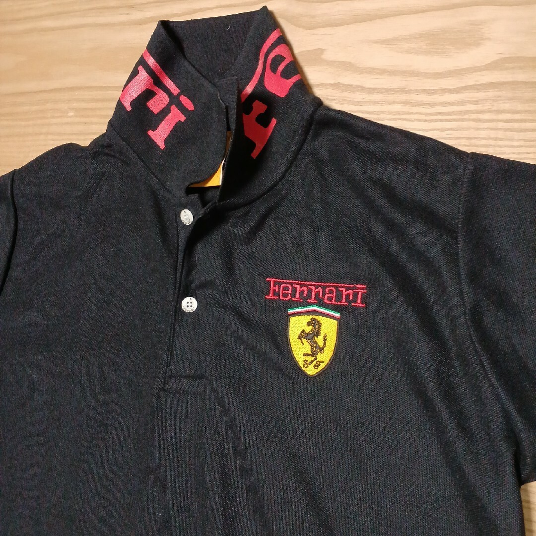 Ferrari(フェラーリ)の【即日発送】美品。スクーデリアフェラーリ ゴルフ ポロシャツ メンズのトップス(ポロシャツ)の商品写真