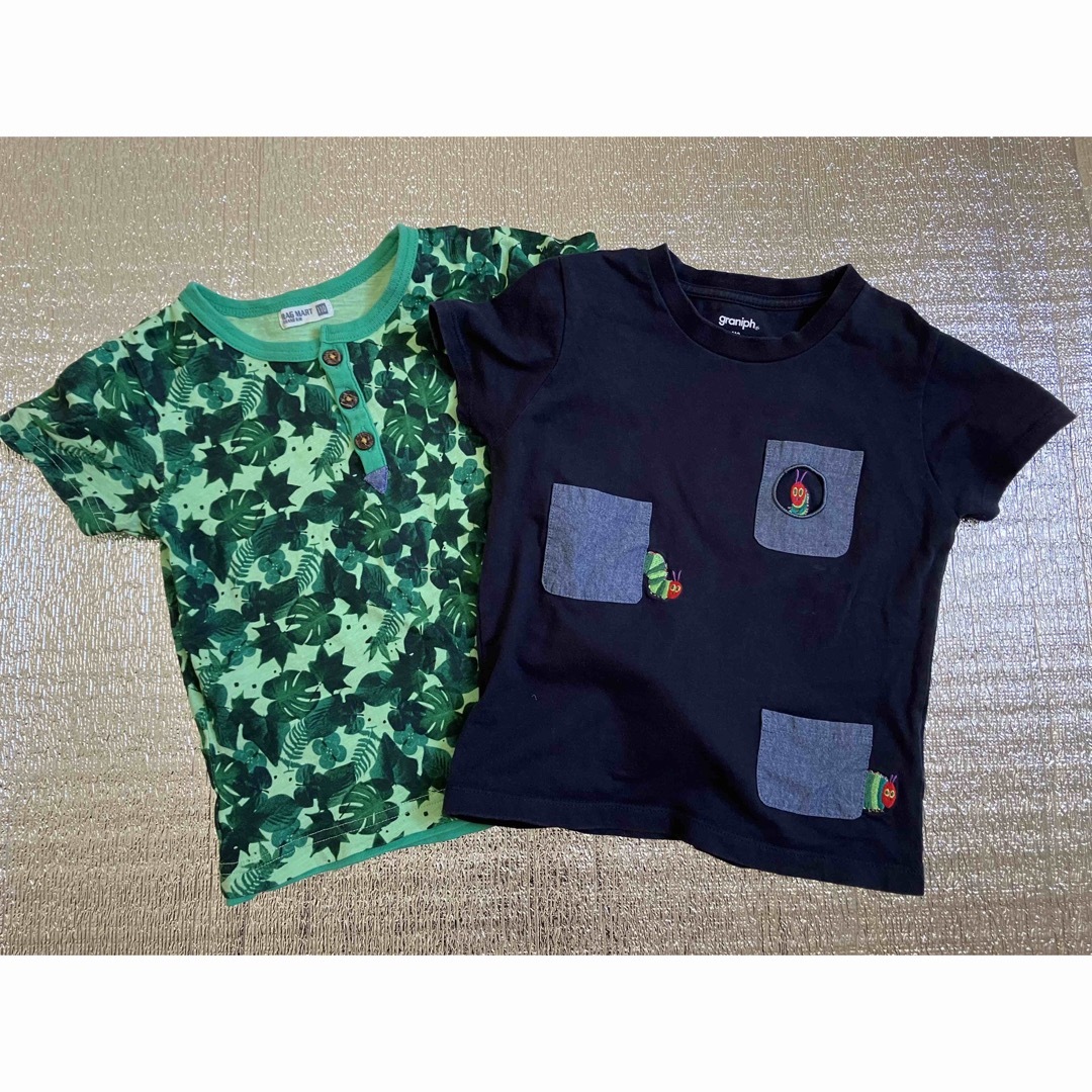 Graniph(グラニフ)の110サイズTシャツ2枚セット　graniph ragmart キッズ/ベビー/マタニティのキッズ服男の子用(90cm~)(Tシャツ/カットソー)の商品写真