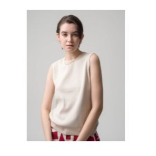 ロンハーマン(Ron Herman)のebureロンハーマン別注Cotton Silk Sleeveless Top(タンクトップ)