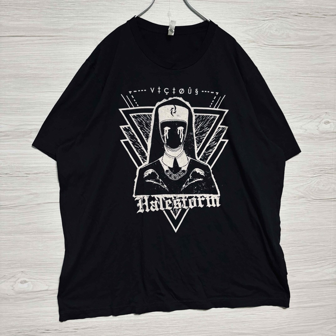 【入手困難】Halestormヘイルストーム　Tシャツ　3XL 両面デザイン メンズのトップス(Tシャツ/カットソー(半袖/袖なし))の商品写真