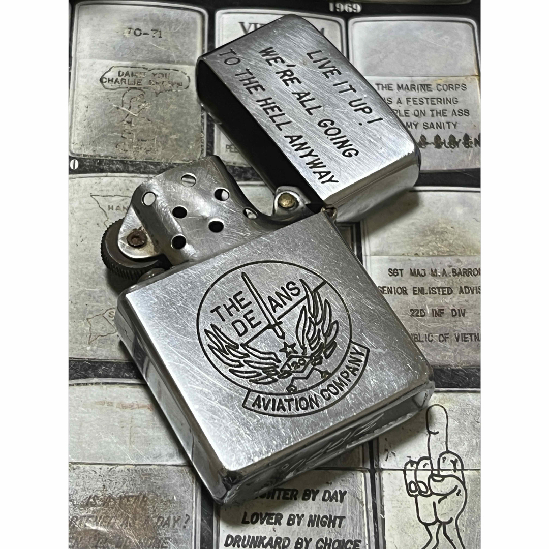 ZIPPO(ジッポー)の【ベトナムZIPPO】本物 1963年製ベトナムジッポー「米軍空挺徽章」 メンズのファッション小物(タバコグッズ)の商品写真