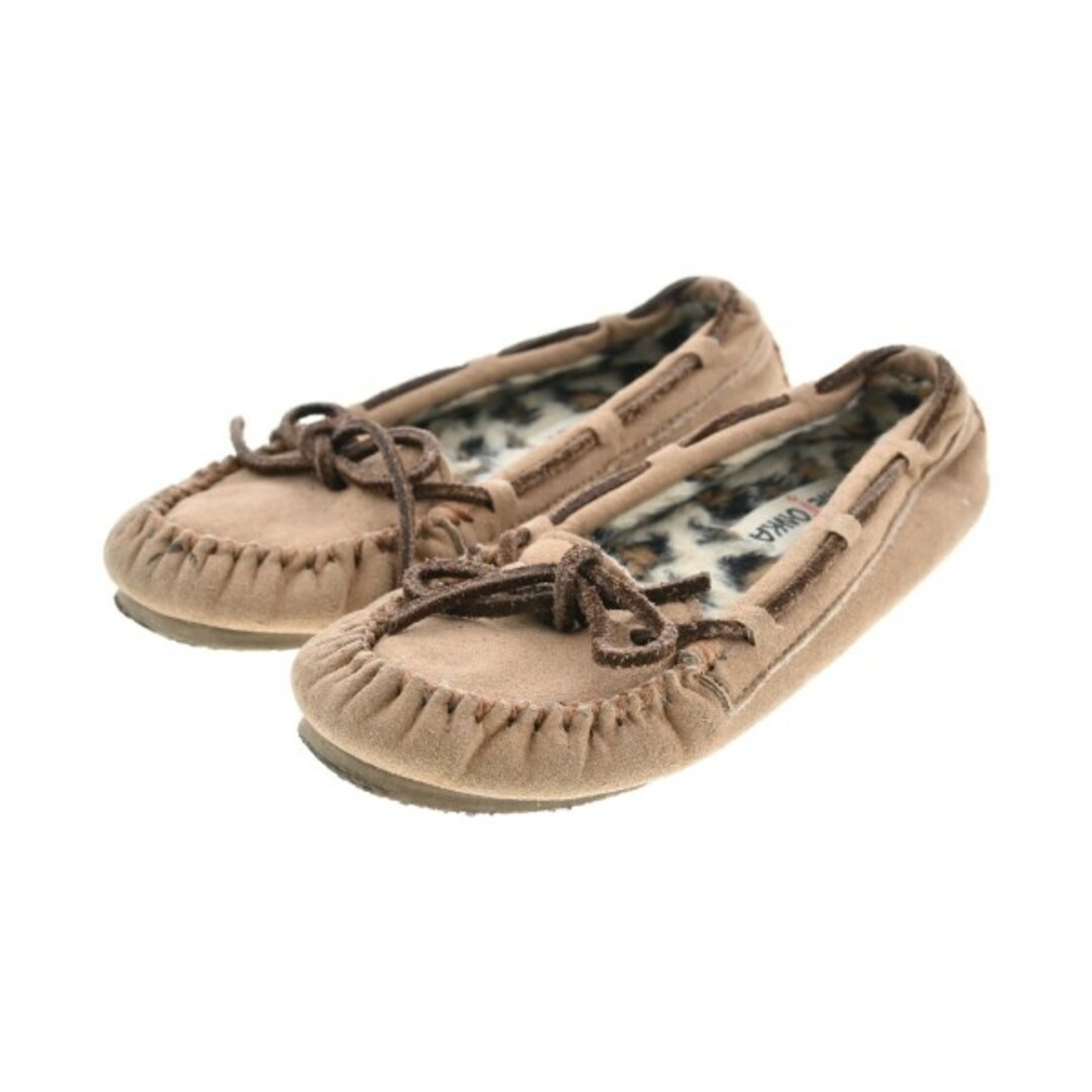 Minnetonka(ミネトンカ)のMINNETONKA モカシン/デッキシューズ US6(23cm位) ベージュ 【古着】【中古】 レディースの靴/シューズ(スリッポン/モカシン)の商品写真