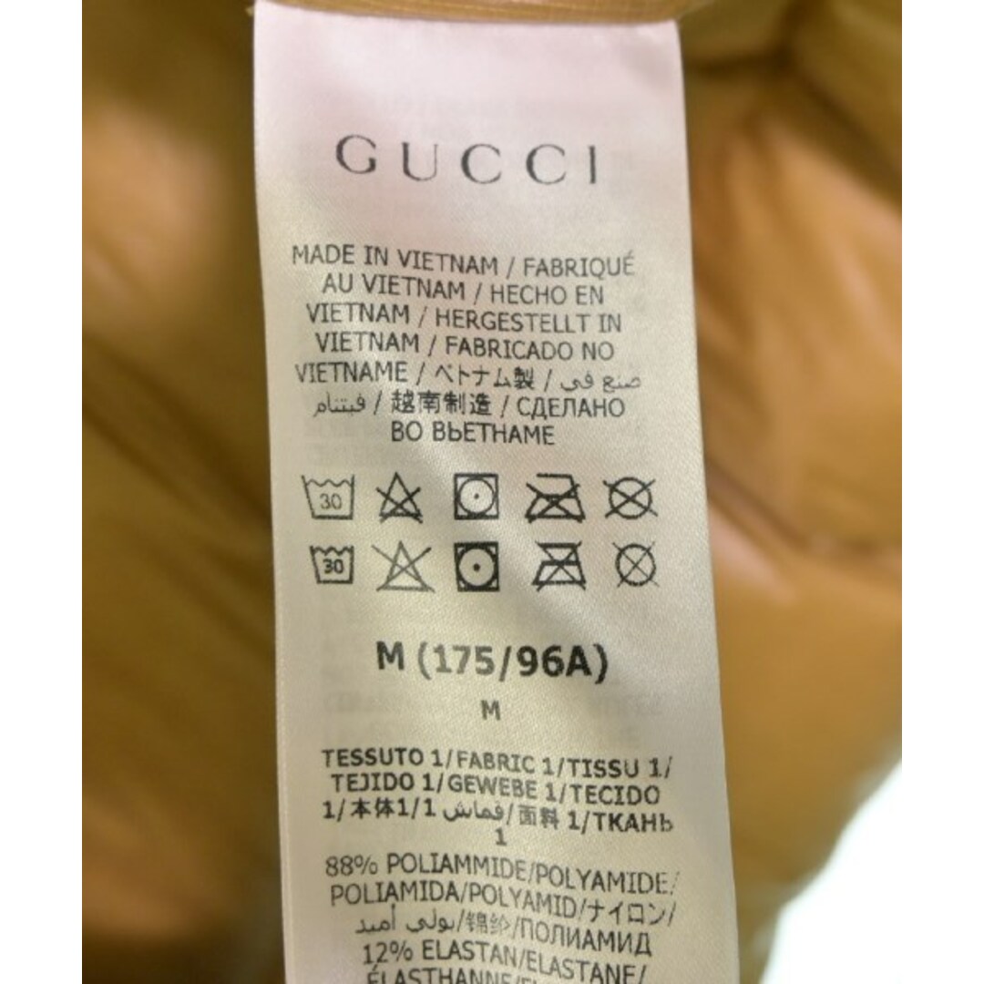 Gucci(グッチ)のGUCCI グッチ ダウンジャケット/ダウンベスト M アイボリー 【古着】【中古】 メンズのジャケット/アウター(ダウンジャケット)の商品写真