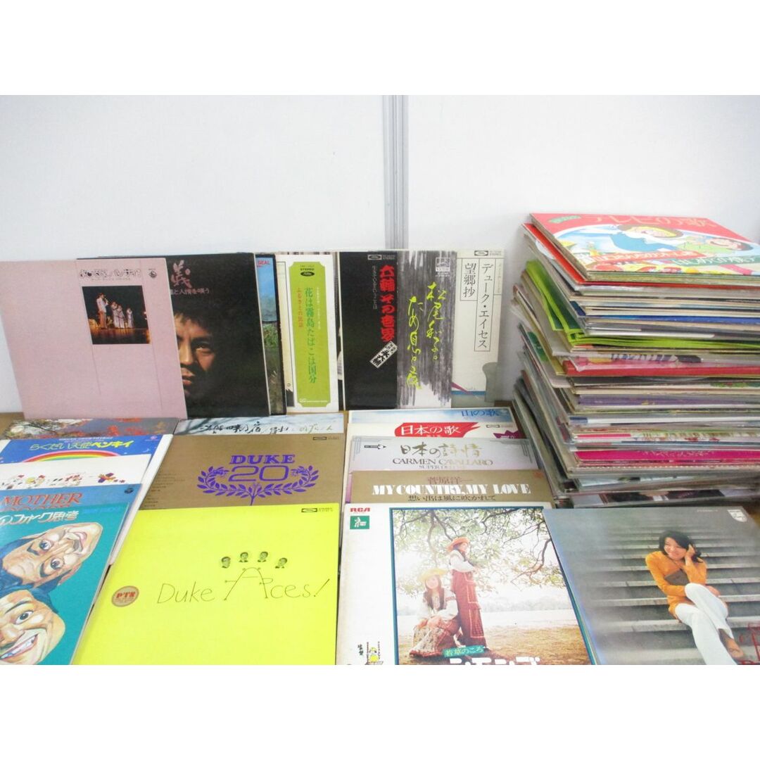 ■02)【同梱不可】邦楽 LPレコードまとめ売り約100枚大量セット/演歌/小林幸子/杉良太郎/松田聖子/チェッカーズ/ハウンド・ドッグ/A エンタメ/ホビーのエンタメ その他(その他)の商品写真