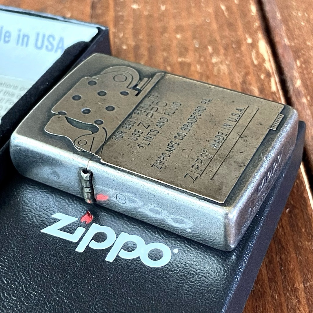 ZIPPO(ジッポー)のZippo インサイドユニット メタルプレート貼り オールド加工 ジッポー メンズのファッション小物(タバコグッズ)の商品写真