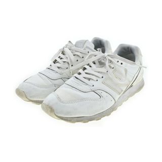 ニューバランス(New Balance)のNew Balance ニューバランス スニーカー 24.5cm 白 【古着】【中古】(スニーカー)