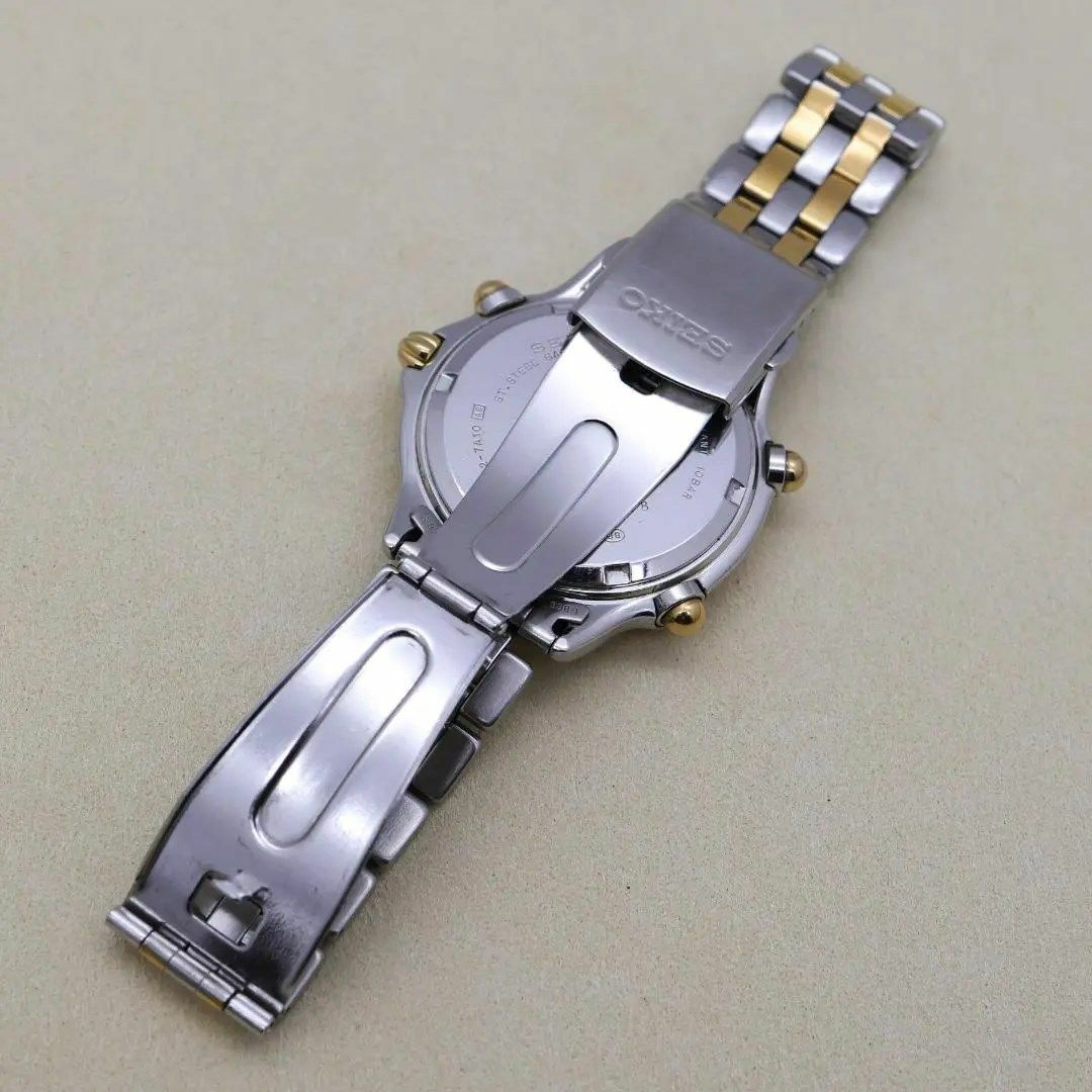 SEIKO(セイコー)の◆稼働 SEIKO スピードマスター 腕時計 クロノグラフ 1/100秒計測 w メンズの時計(腕時計(アナログ))の商品写真