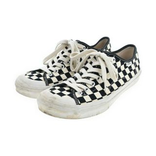 ヴァンズ(VANS)のVANS バンズ スニーカー 28cm 白x黒(ギンガムチェック) 【古着】【中古】(スニーカー)