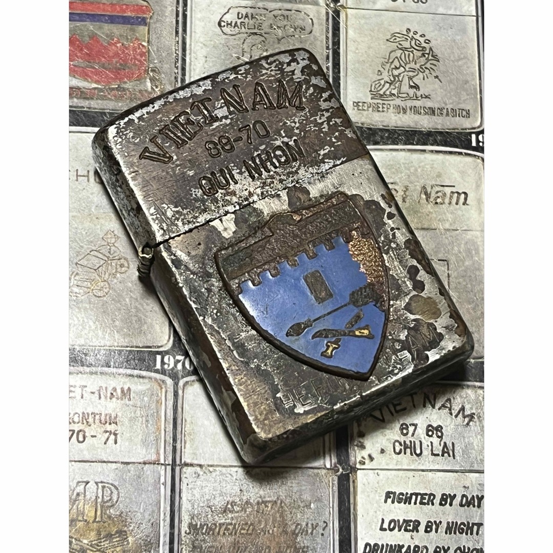 ZIPPO(ジッポー)の【ベトナムZIPPO】本物 1969年製ベトナムジッポー「ヌードラヴァーズ」 メンズのファッション小物(タバコグッズ)の商品写真